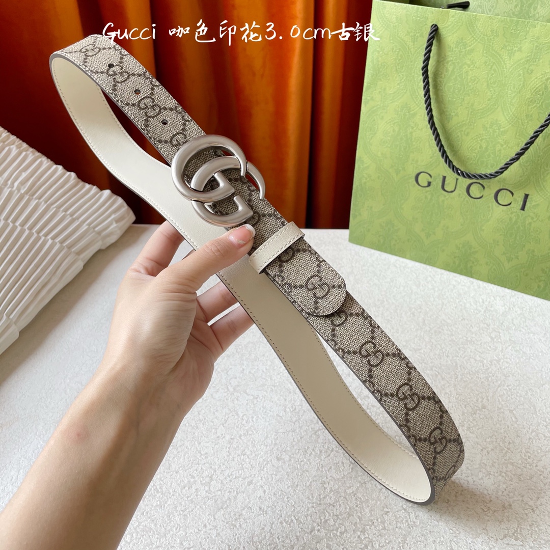 Gucci Womens Leather Belts Width 2cm 175