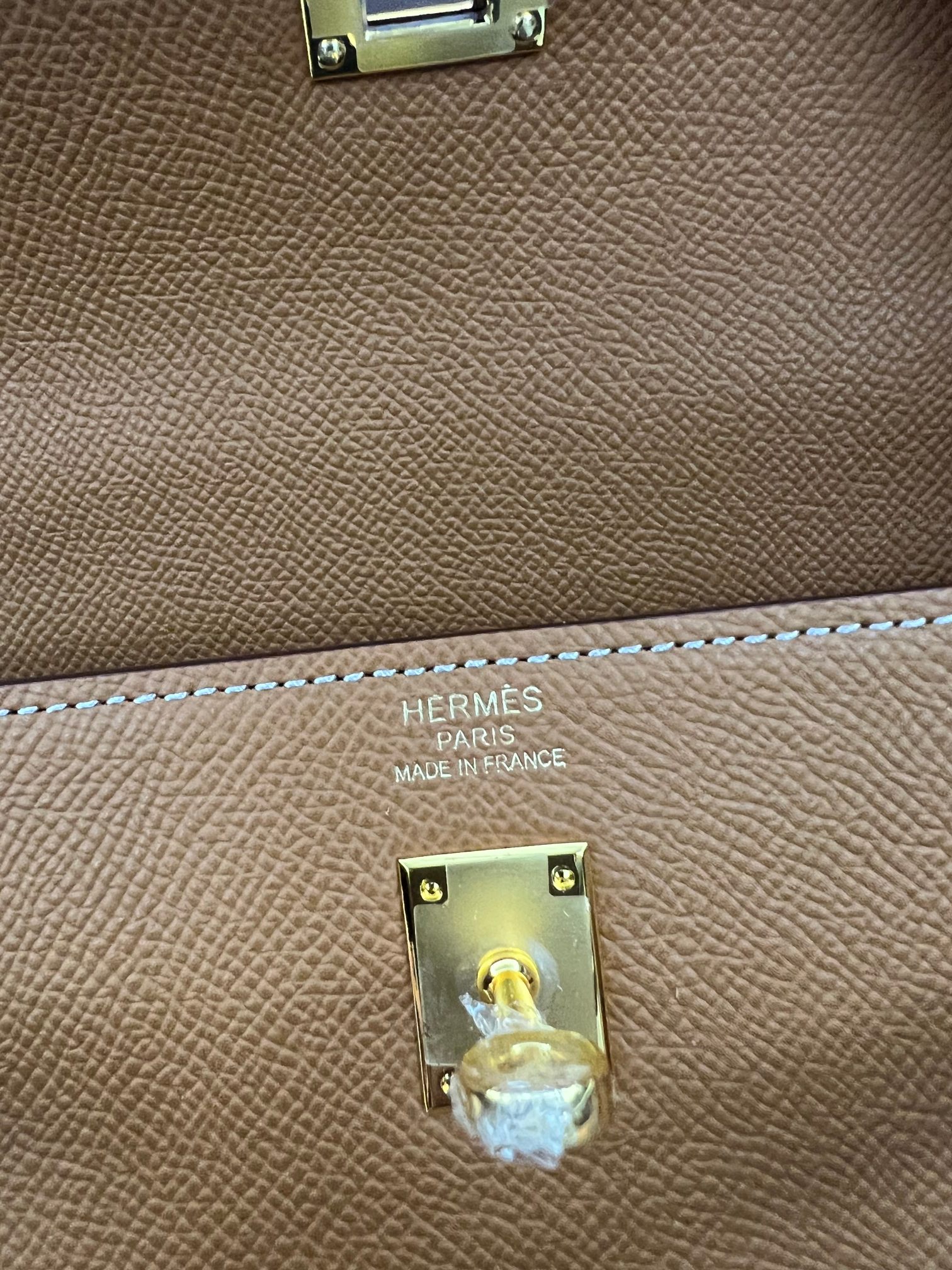 Handmade Hermes 25cm 28cm Epsom Leather Earthy Yellow with Gold and Silver Hardware