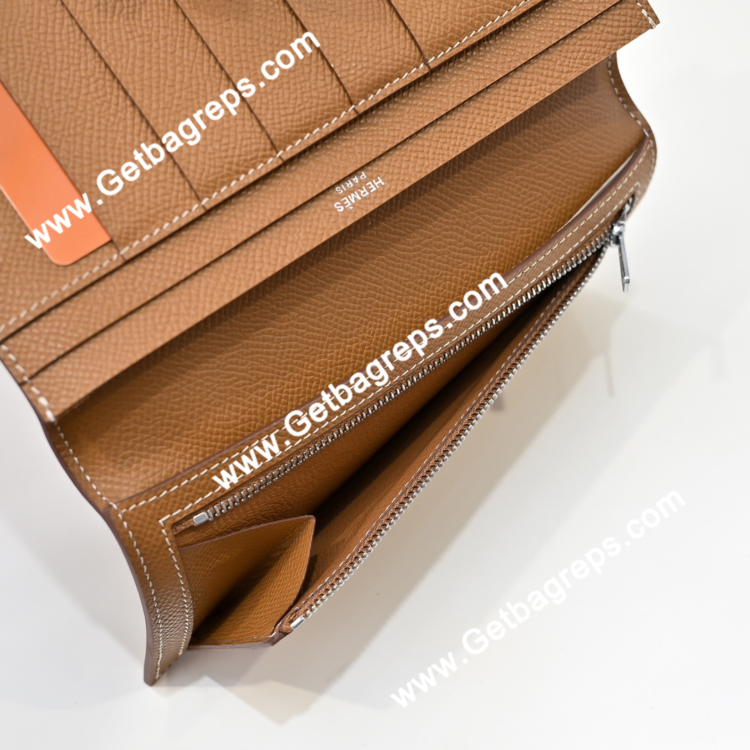 Hermes Bearn Wallet Epsom Leather-13