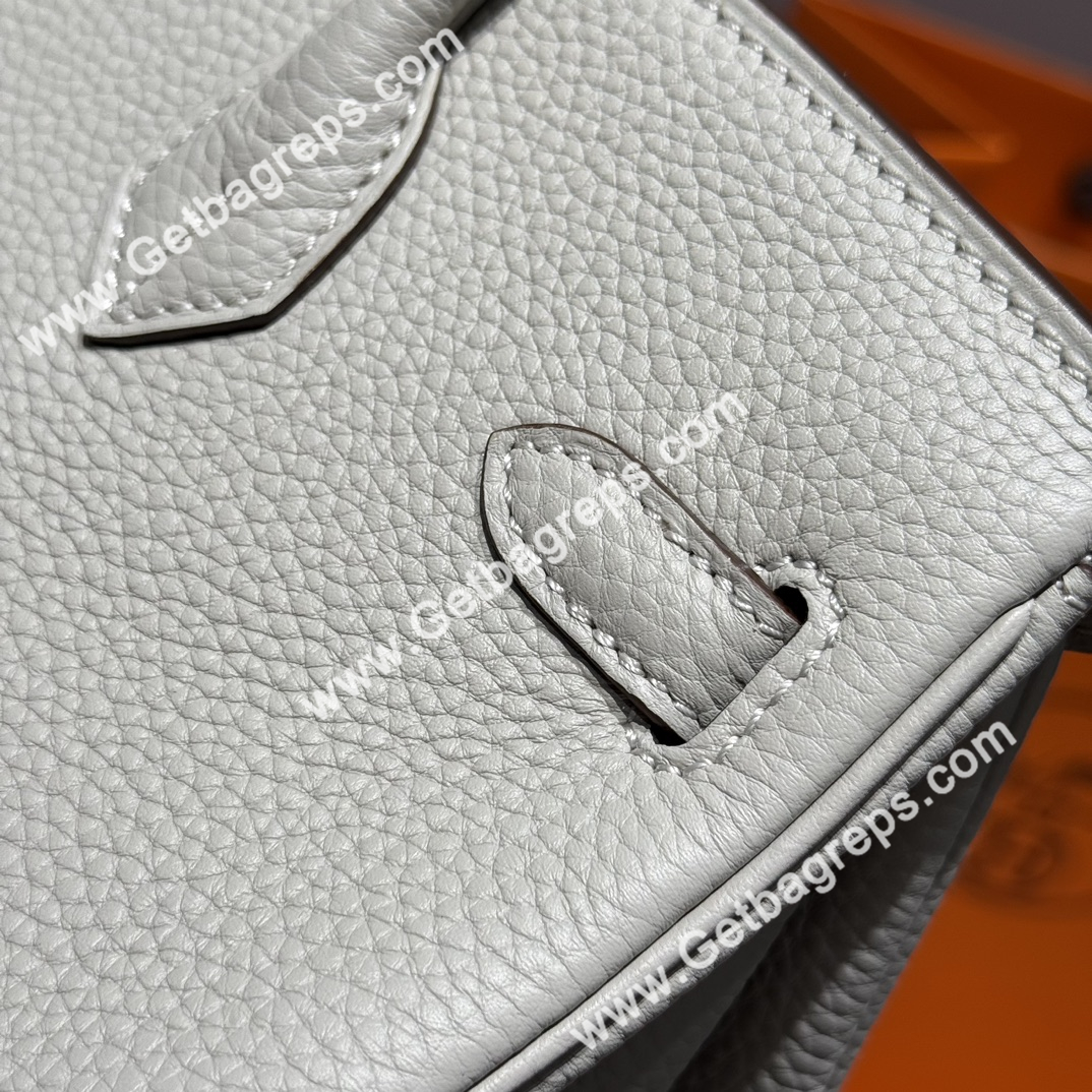 Hermes Birkin 25cm Pearl Grey Togo Leather