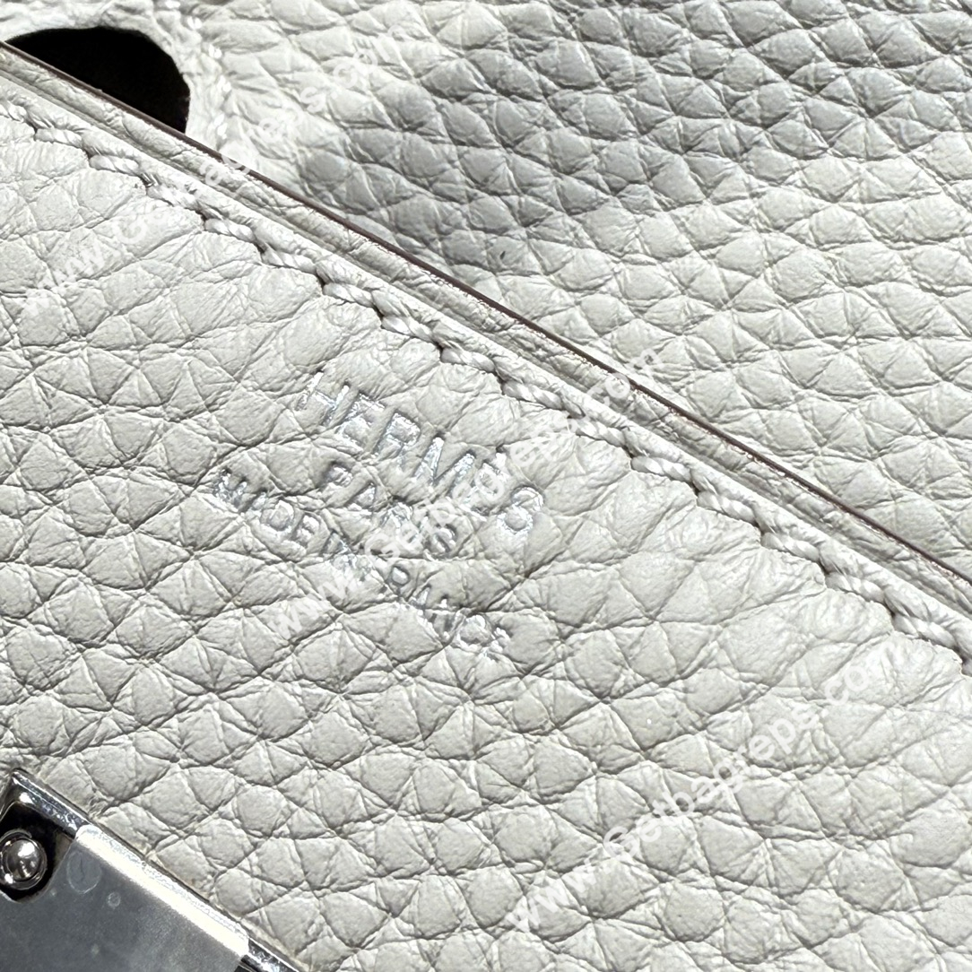 Hermes Birkin 25cm Pearl Grey Togo Leather