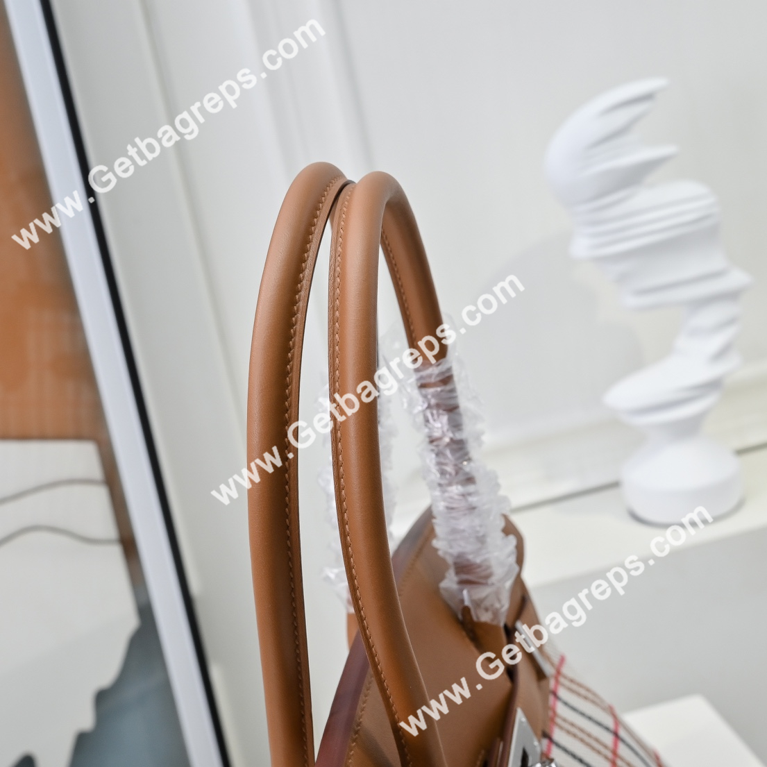 Hermes Birkin 29cm Brown Swift Leather With Canvas