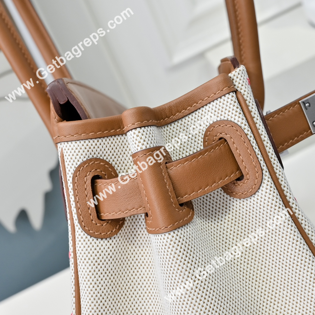 Hermes Birkin 29cm Brown Swift Leather With Canvas