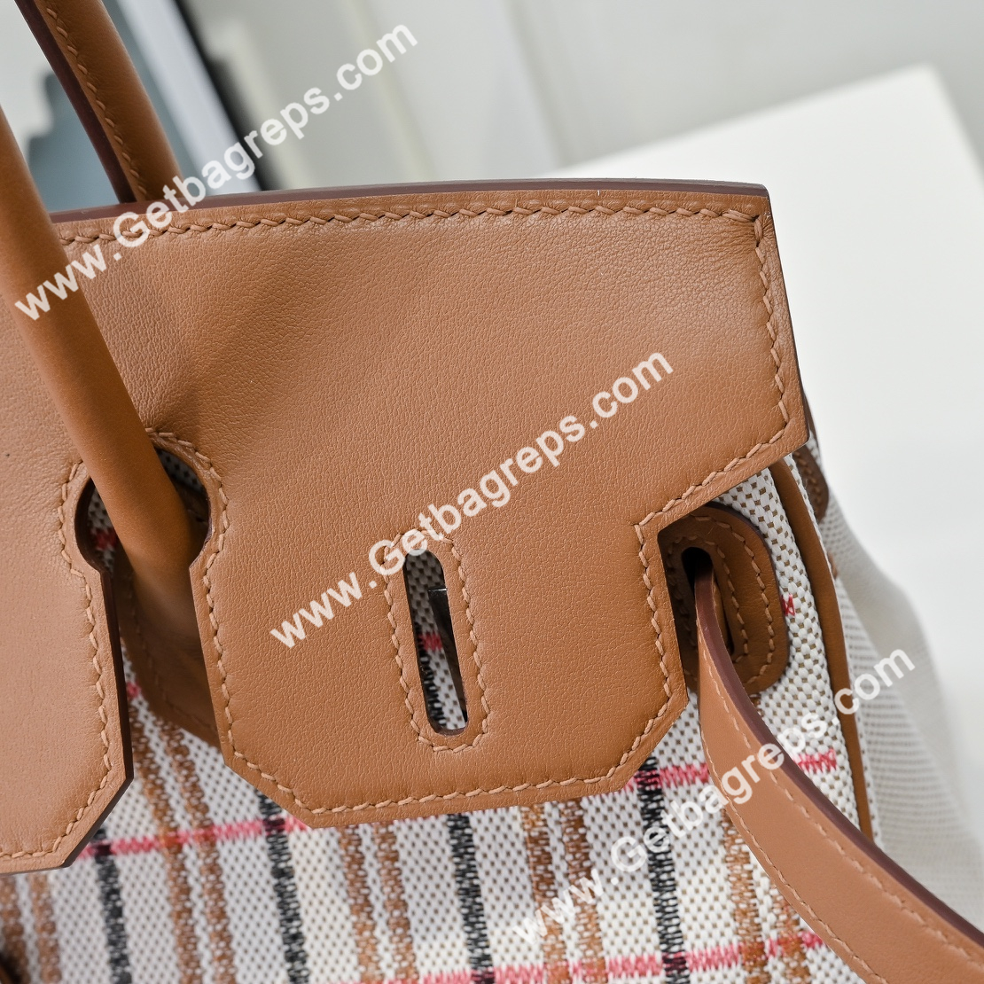 Hermes Birkin 29cm Brown Swift Leather With Canvas