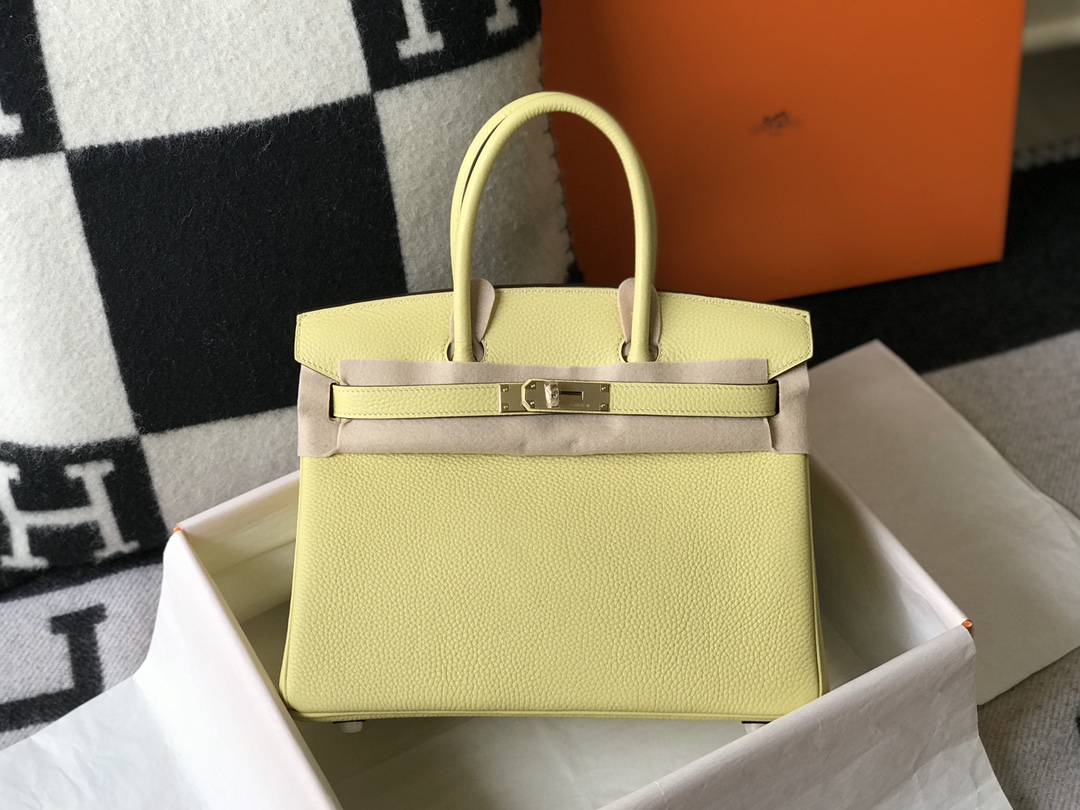 Hermes Birkin 30CM 35CM Togo Chicken Yellow With Gold