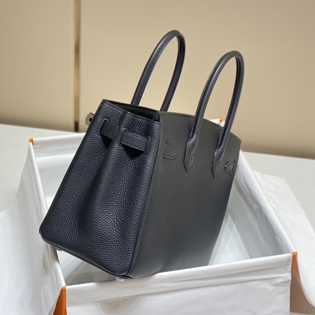 Hermes Birkin 30CM 35CM Togo Leather Black With Silver