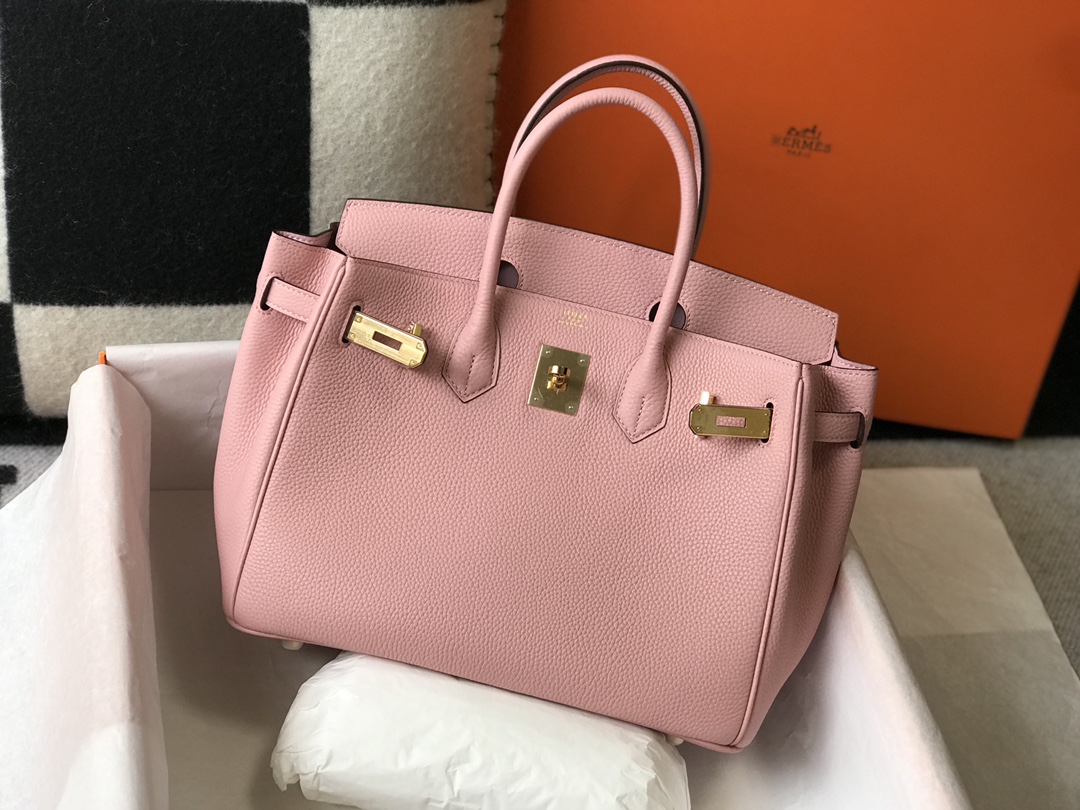 Hermes Birkin 30CM 35CM Togo Milkshake With Gold