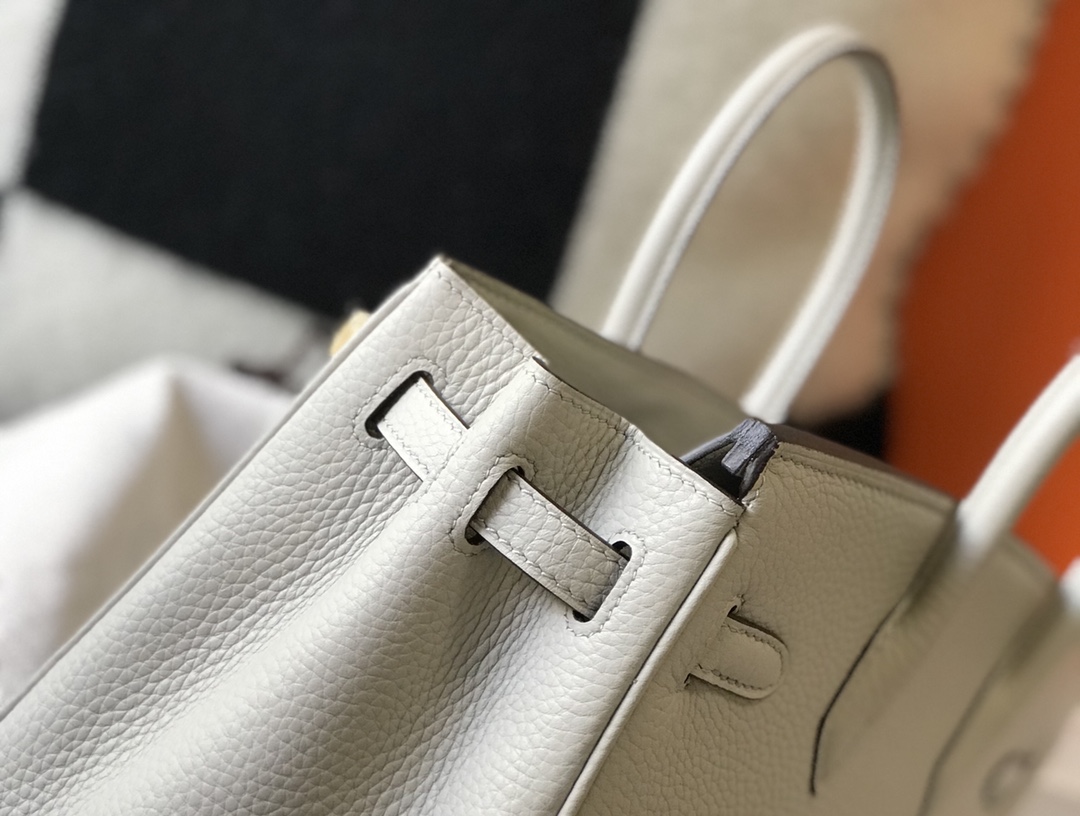 Hermes Birkin 30CM 35CM Togo Pearl Grey With Gold