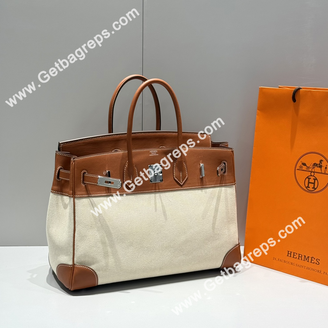 Hermes Birkin 35cm Swift Leather with Special Canvas