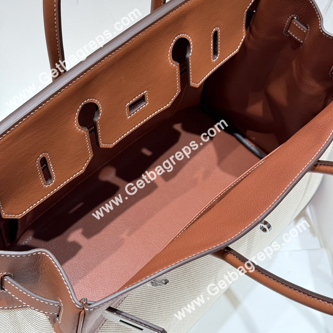 Hermes Birkin 35cm Swift Leather with Special Canvas
