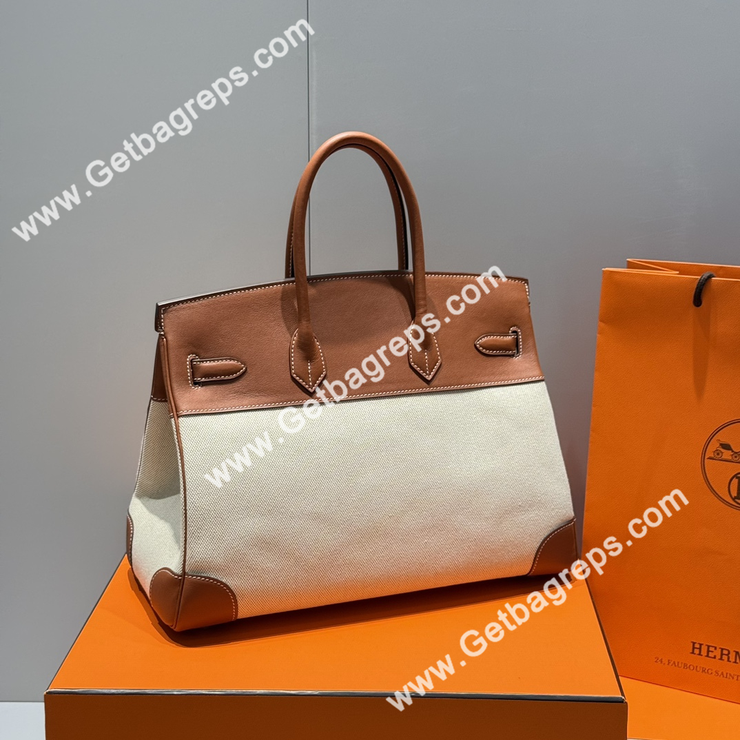 Hermes Birkin 35cm Swift Leather with Special Canvas