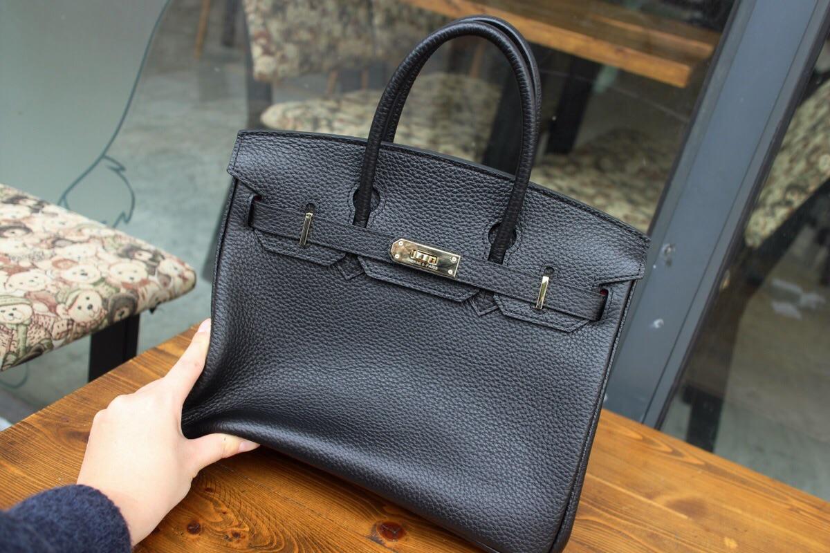 Hermes Birkin Togo Calfskin Handbag 30cm and 35cm Black