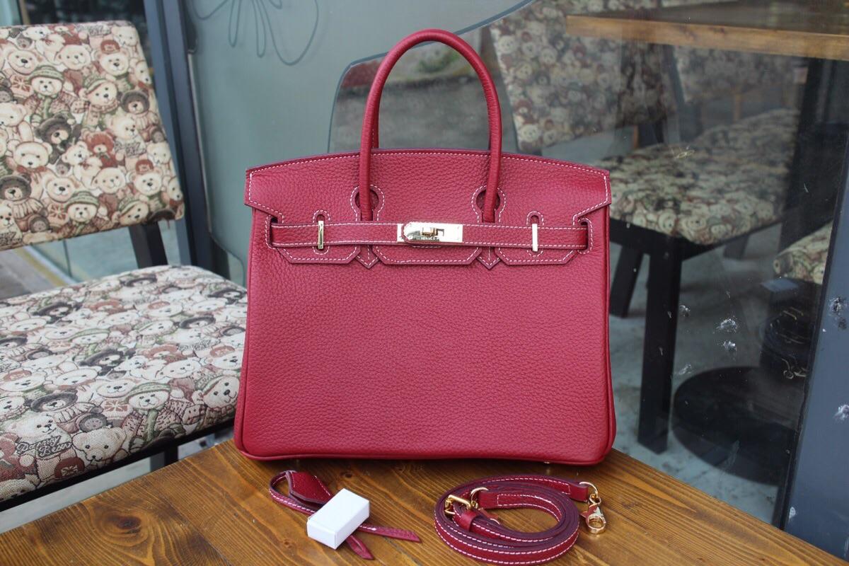 Hermes Birkin Togo Calfskin Handbag 30cm and 35cm Red