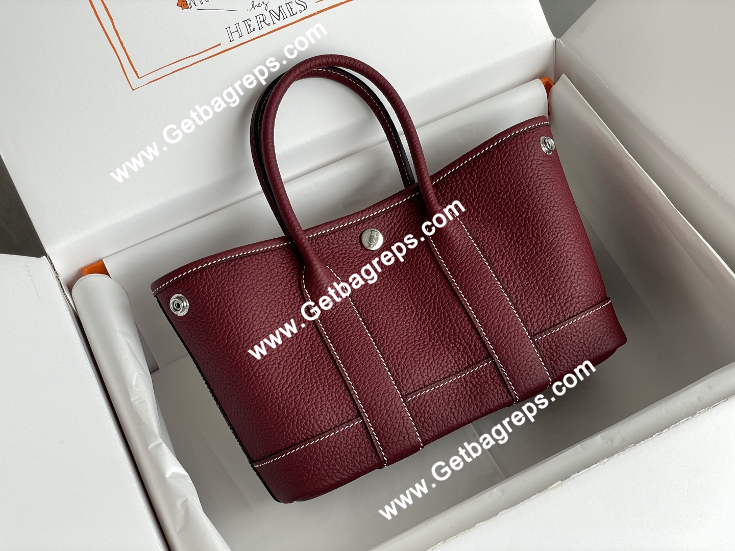 Hermes Garden Party Mini Hand Stitching 