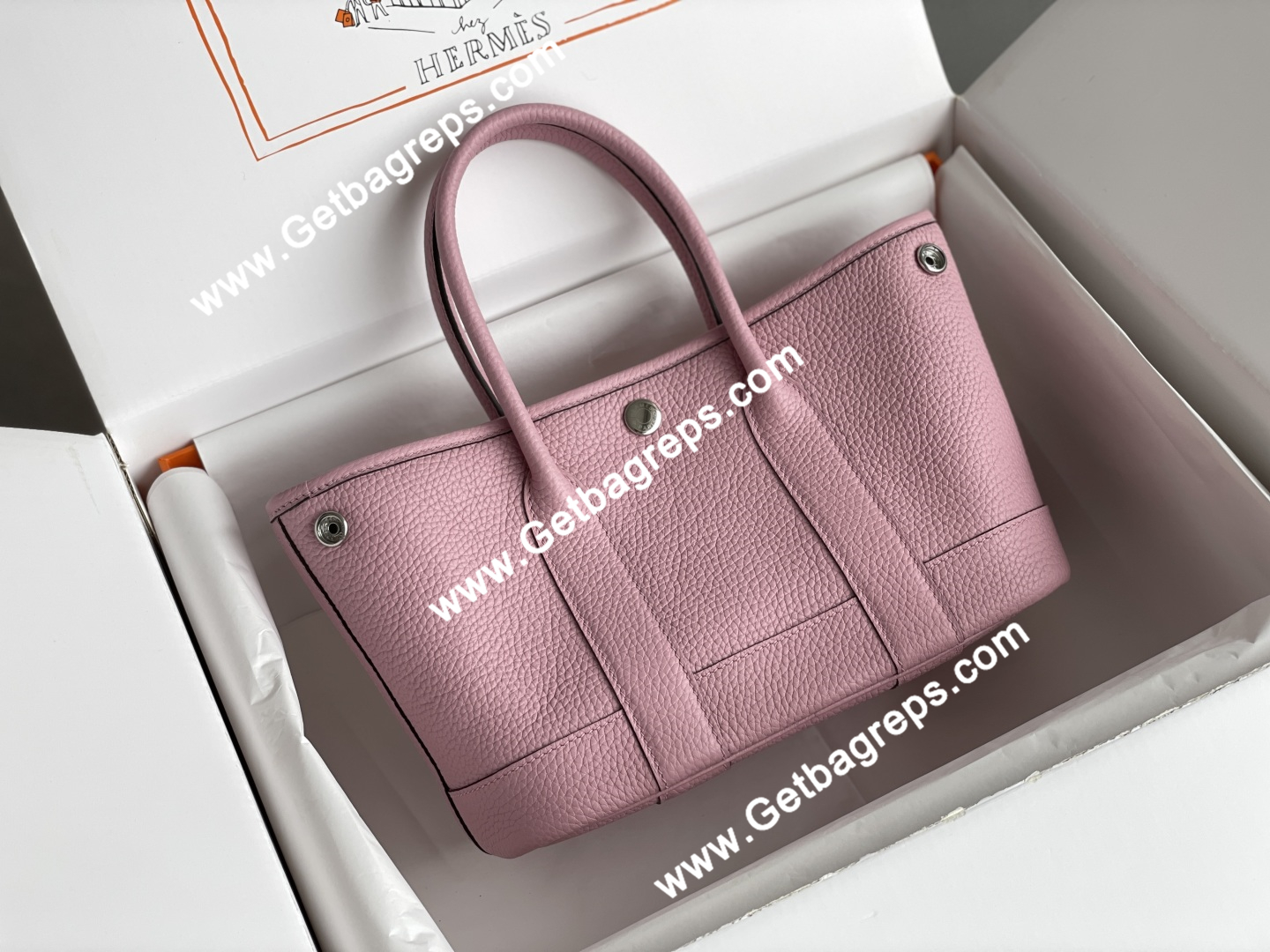 Hermes Garden Party Mini Hand Stitching-10