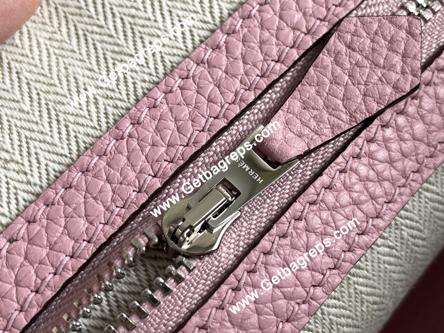 Hermes Garden Party Mini Hand Stitching-10