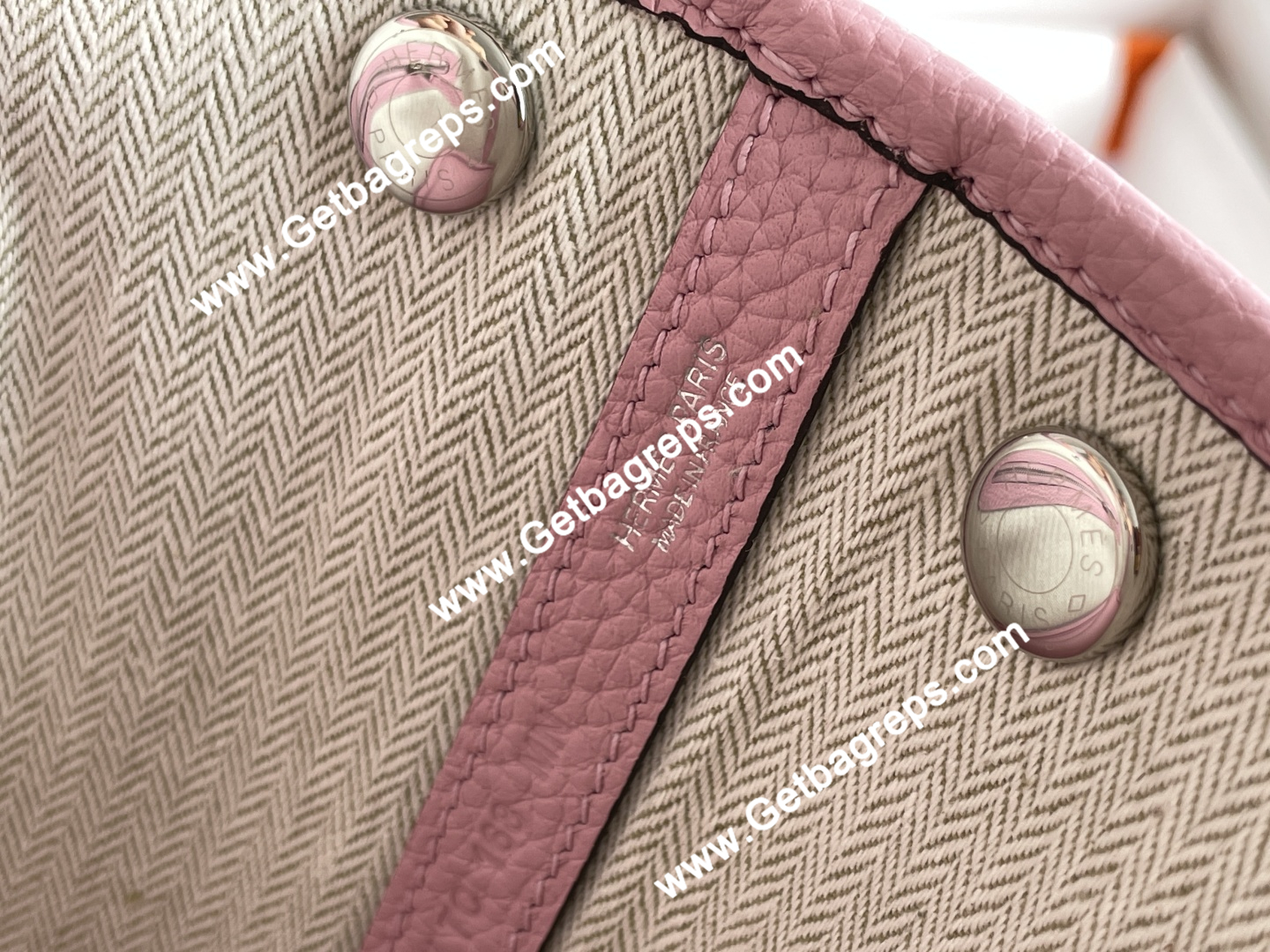 Hermes Garden Party Mini Hand Stitching-10