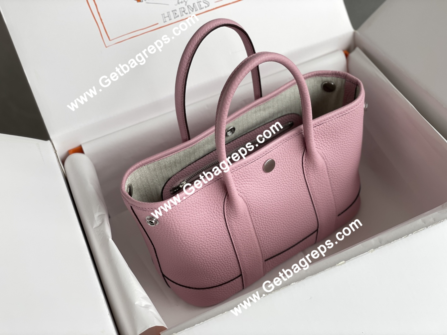 Hermes Garden Party Mini Hand Stitching-10