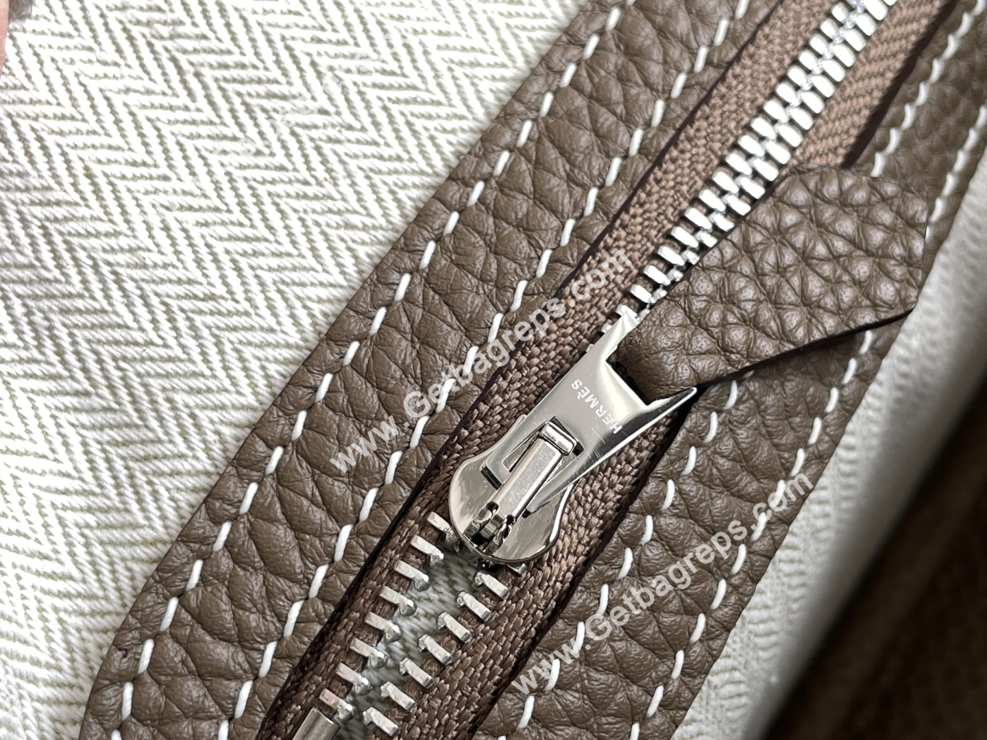 Hermes Garden Party Mini Hand Stitching-12