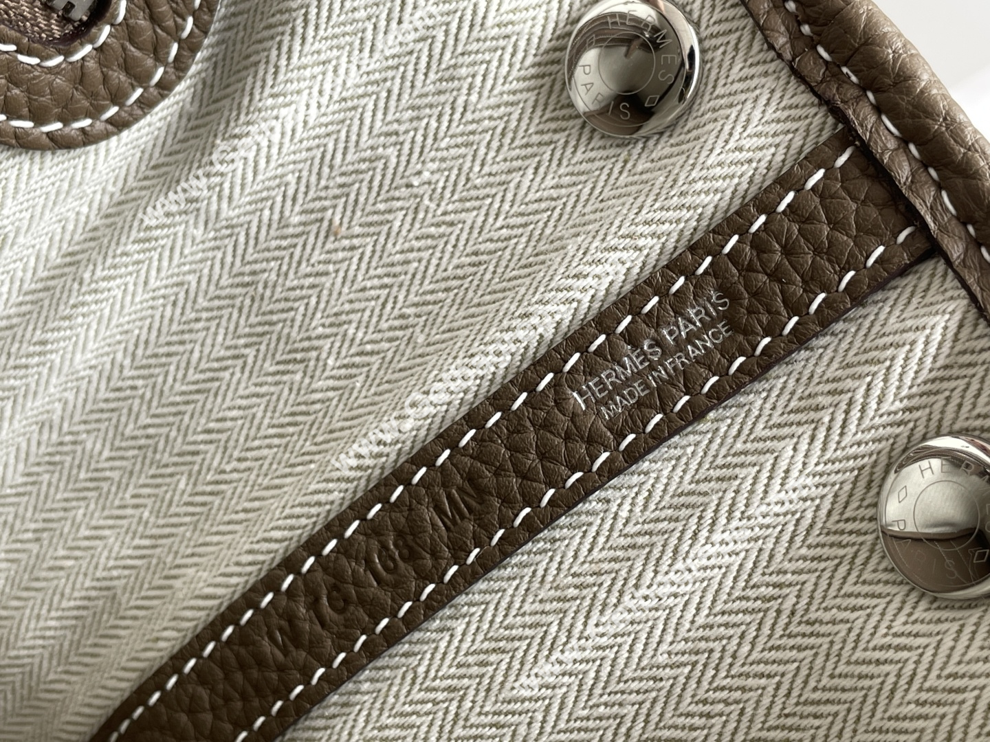 Hermes Garden Party Mini Hand Stitching-12