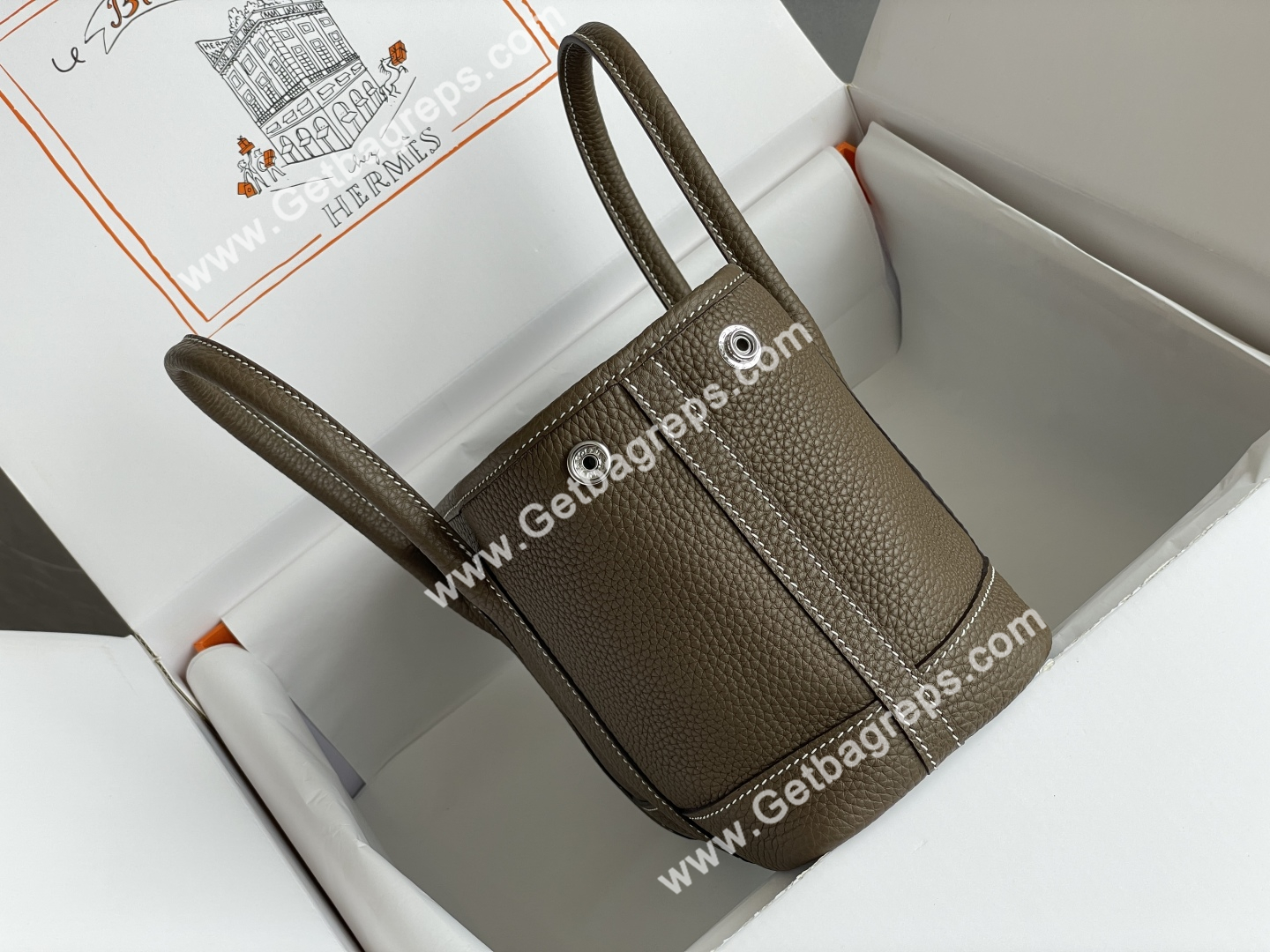 Hermes Garden Party Mini Hand Stitching-12