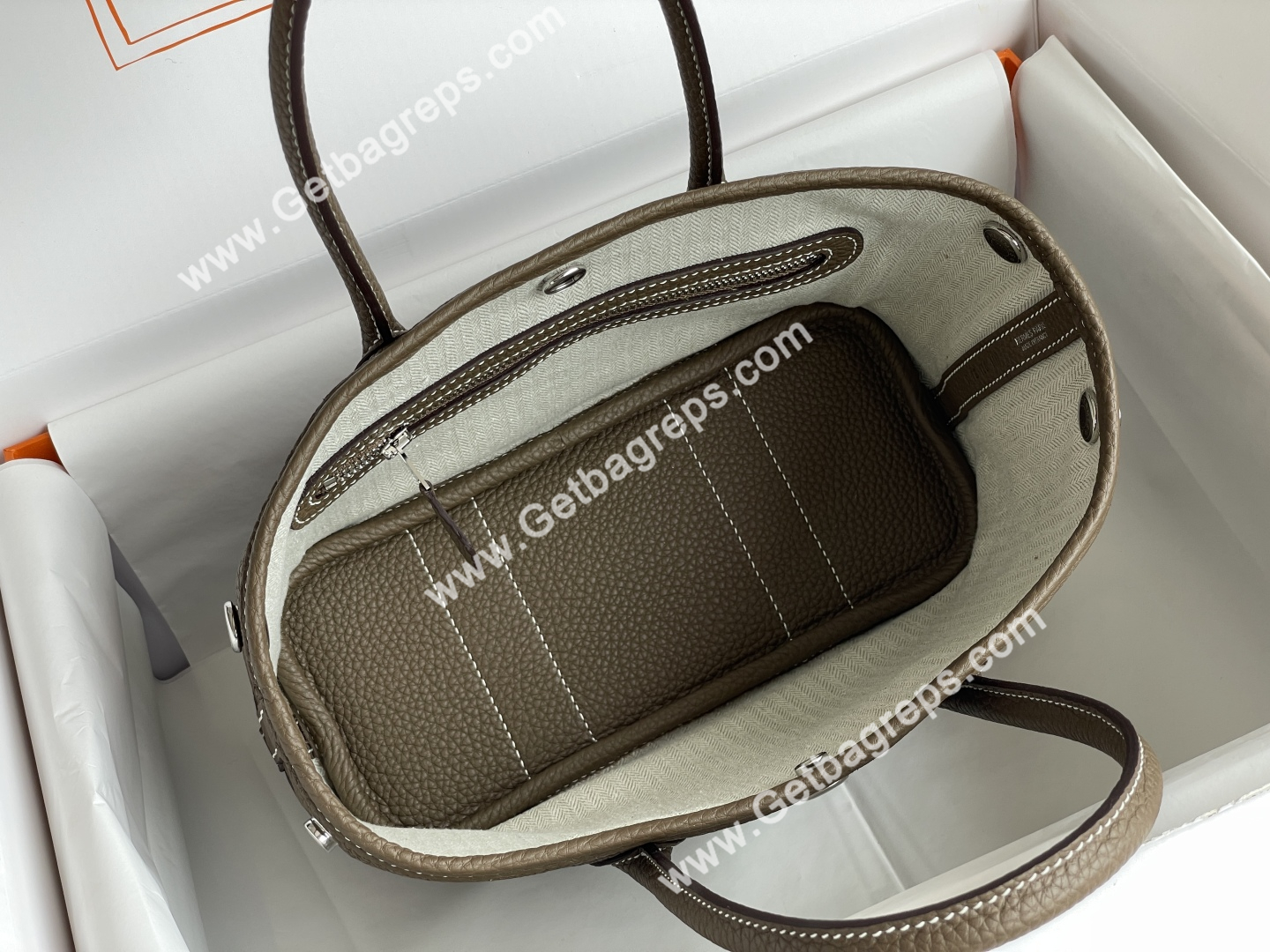 Hermes Garden Party Mini Hand Stitching-12