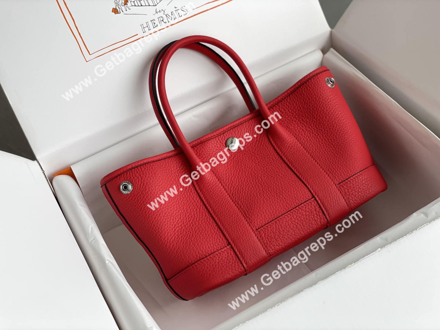 Hermes Garden Party Mini Hand Stitching-13