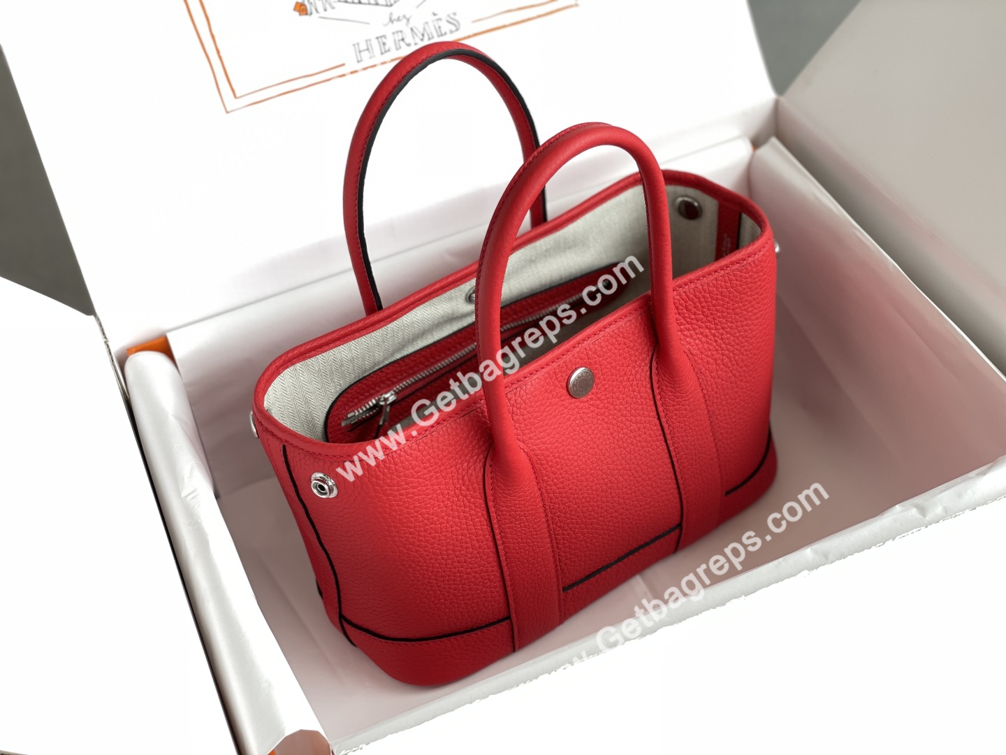 Hermes Garden Party Mini Hand Stitching-13
