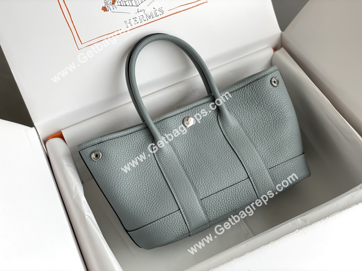 Hermes Garden Party Mini Hand Stitching-14
