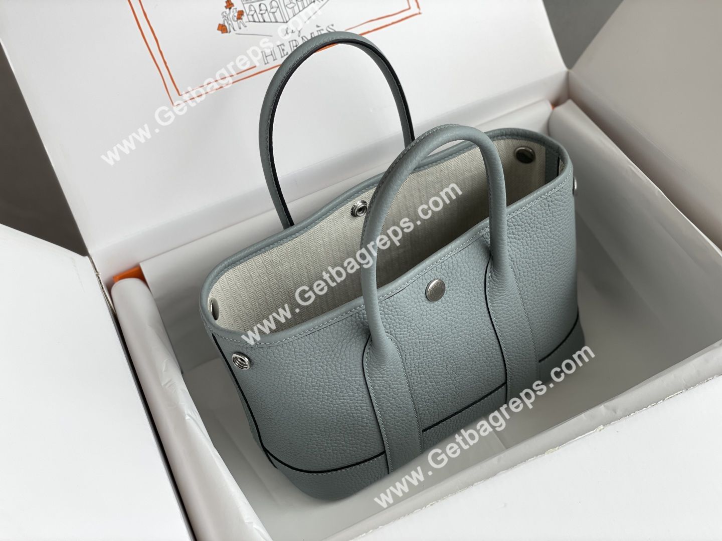 Hermes Garden Party Mini Hand Stitching-14