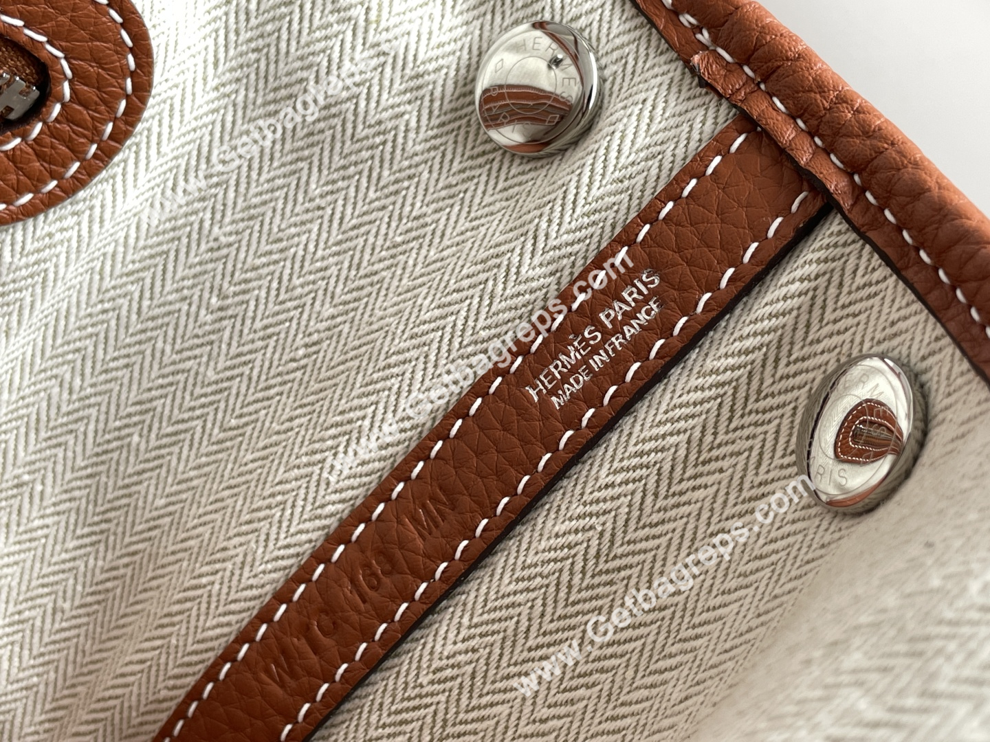 Hermes Garden Party Mini Hand Stitching-15