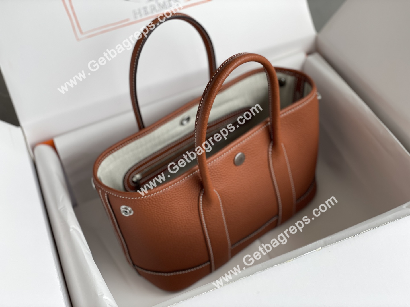 Hermes Garden Party Mini Hand Stitching-15