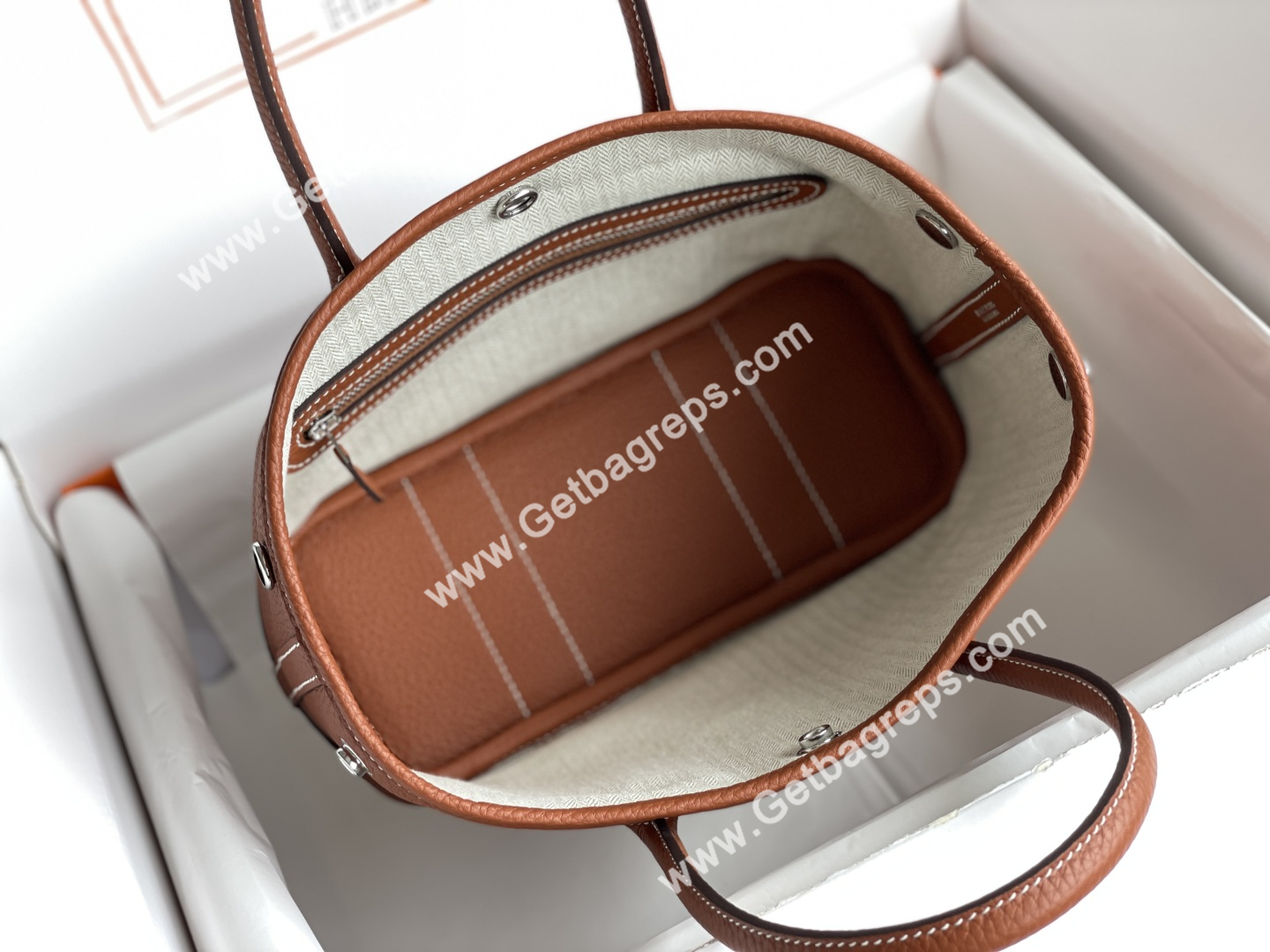 Hermes Garden Party Mini Hand Stitching-15