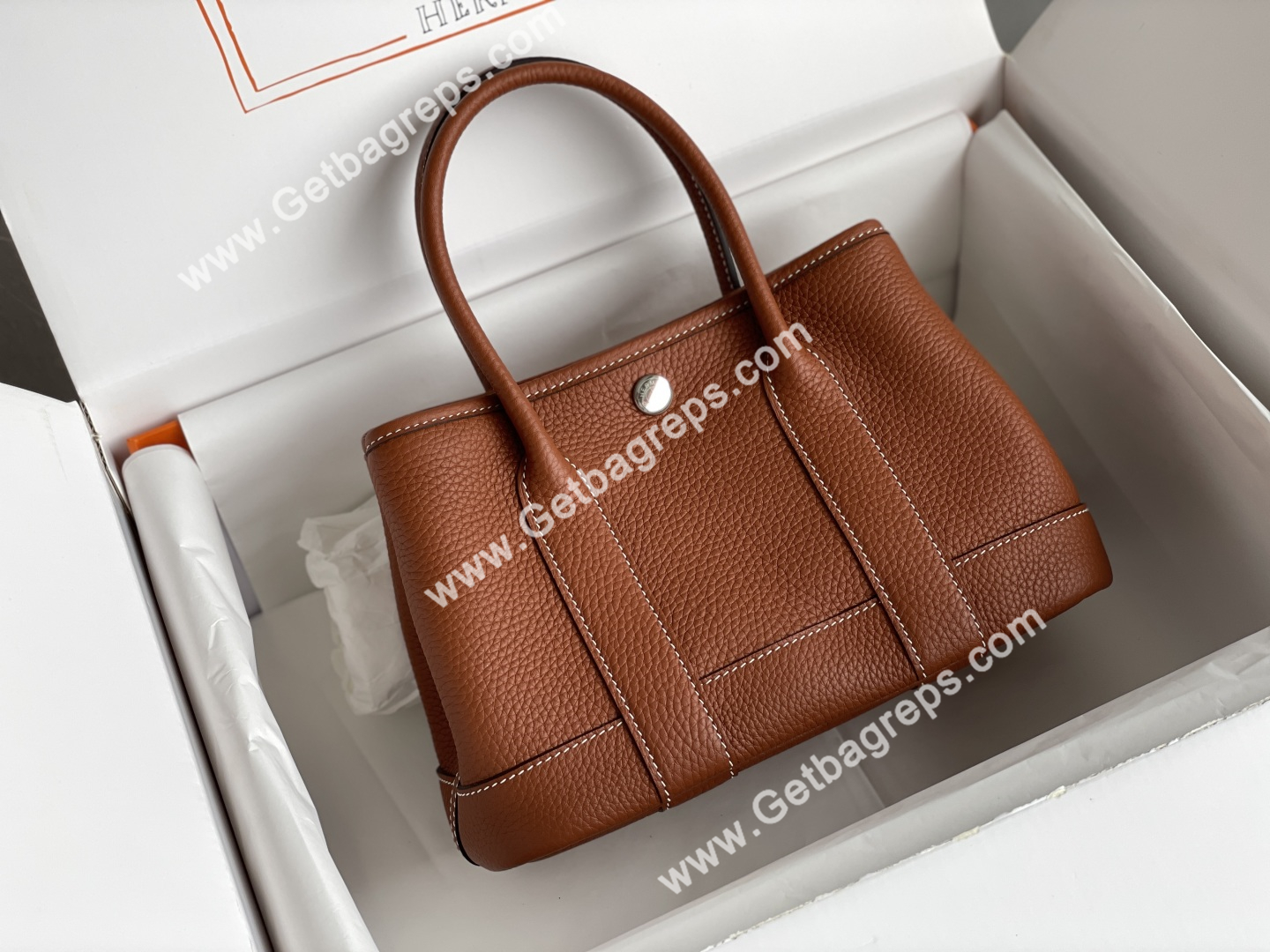 Hermes Garden Party Mini Hand Stitching-15