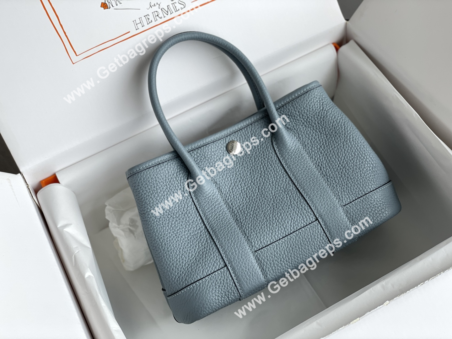Hermes Garden Party Mini Hand Stitching-16