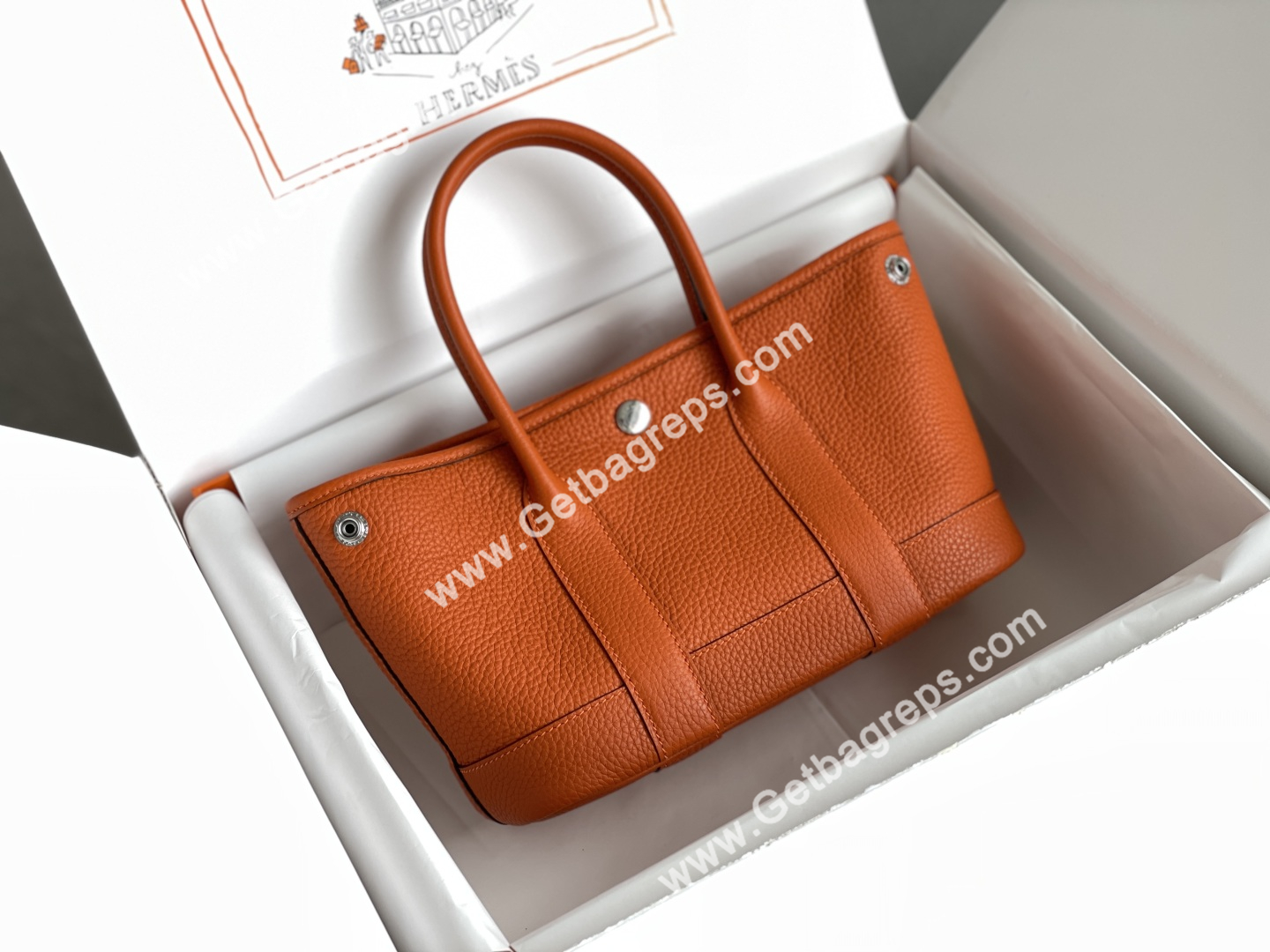 Hermes Garden Party Mini Hand Stitching-17