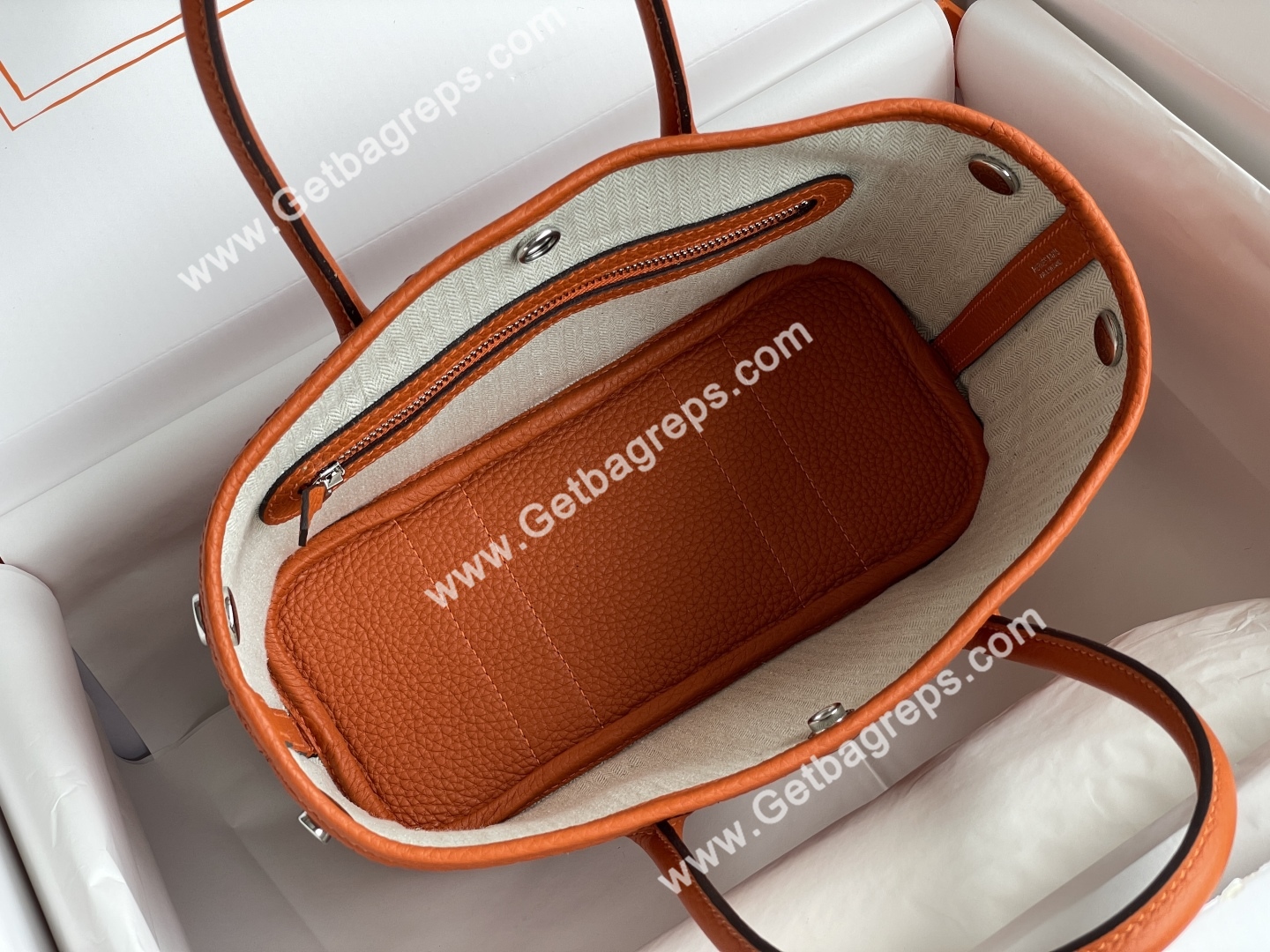 Hermes Garden Party Mini Hand Stitching-17