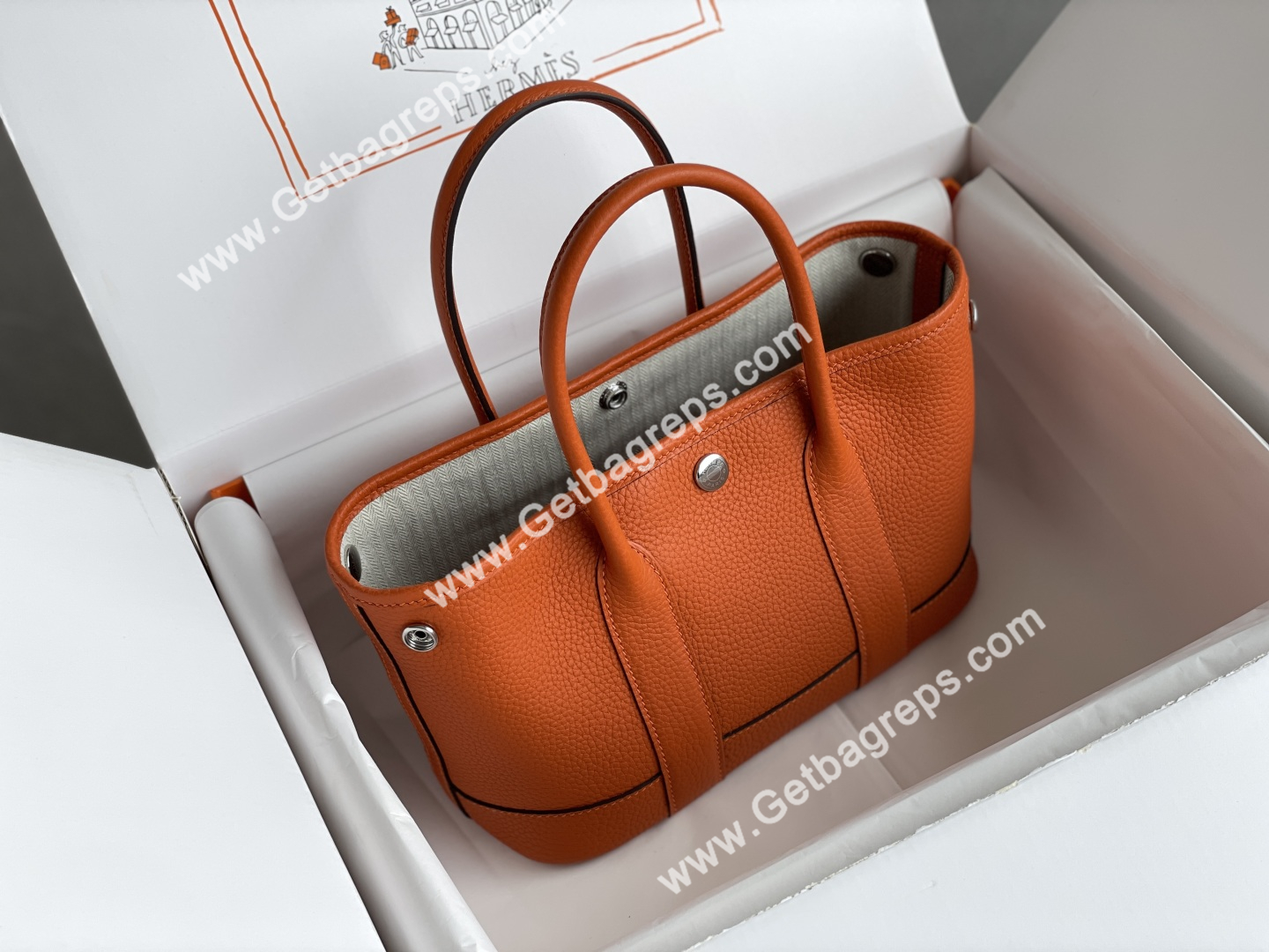 Hermes Garden Party Mini Hand Stitching-17