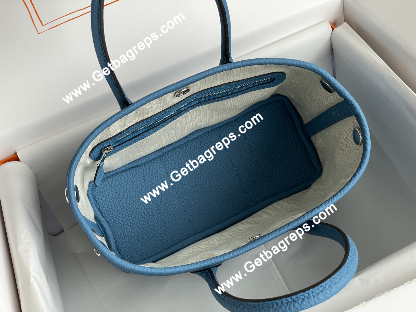 Hermes Garden Party Mini Hand Stitching-3