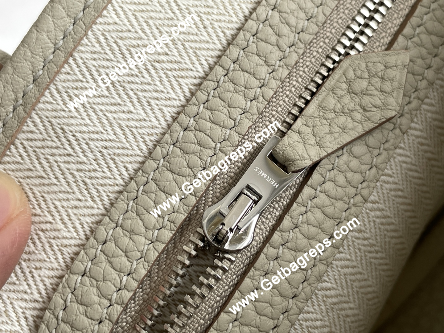 Hermes Garden Party Mini Hand Stitching-4