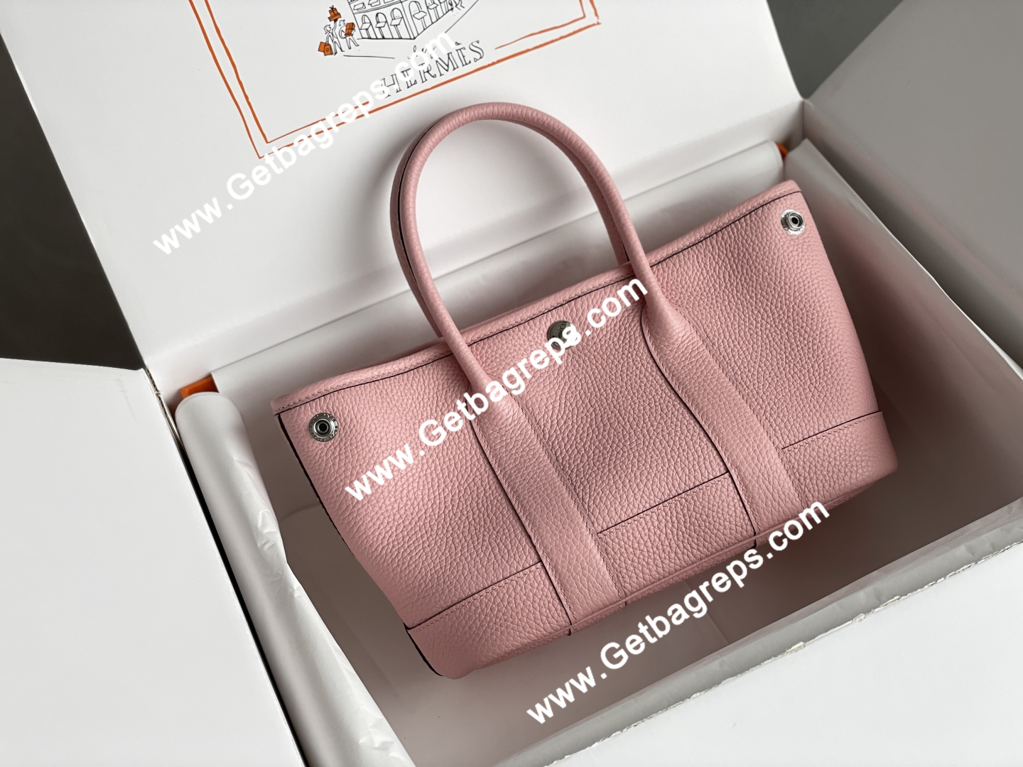 Hermes Garden Party Mini Hand Stitching-8