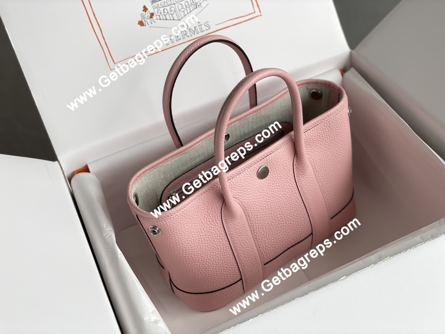 Hermes Garden Party Mini Hand Stitching-8
