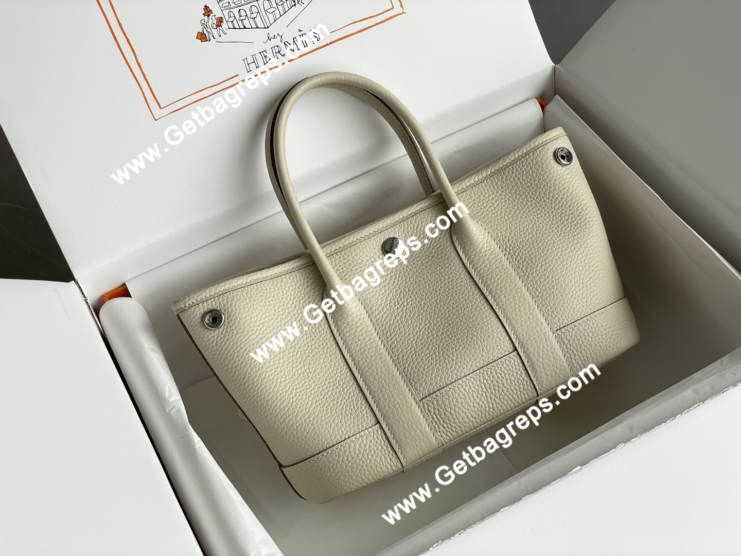 Hermes Garden Party Mini Hand Stitching-9