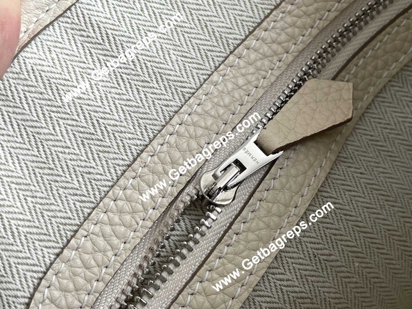 Hermes Garden Party Mini Hand Stitching-9
