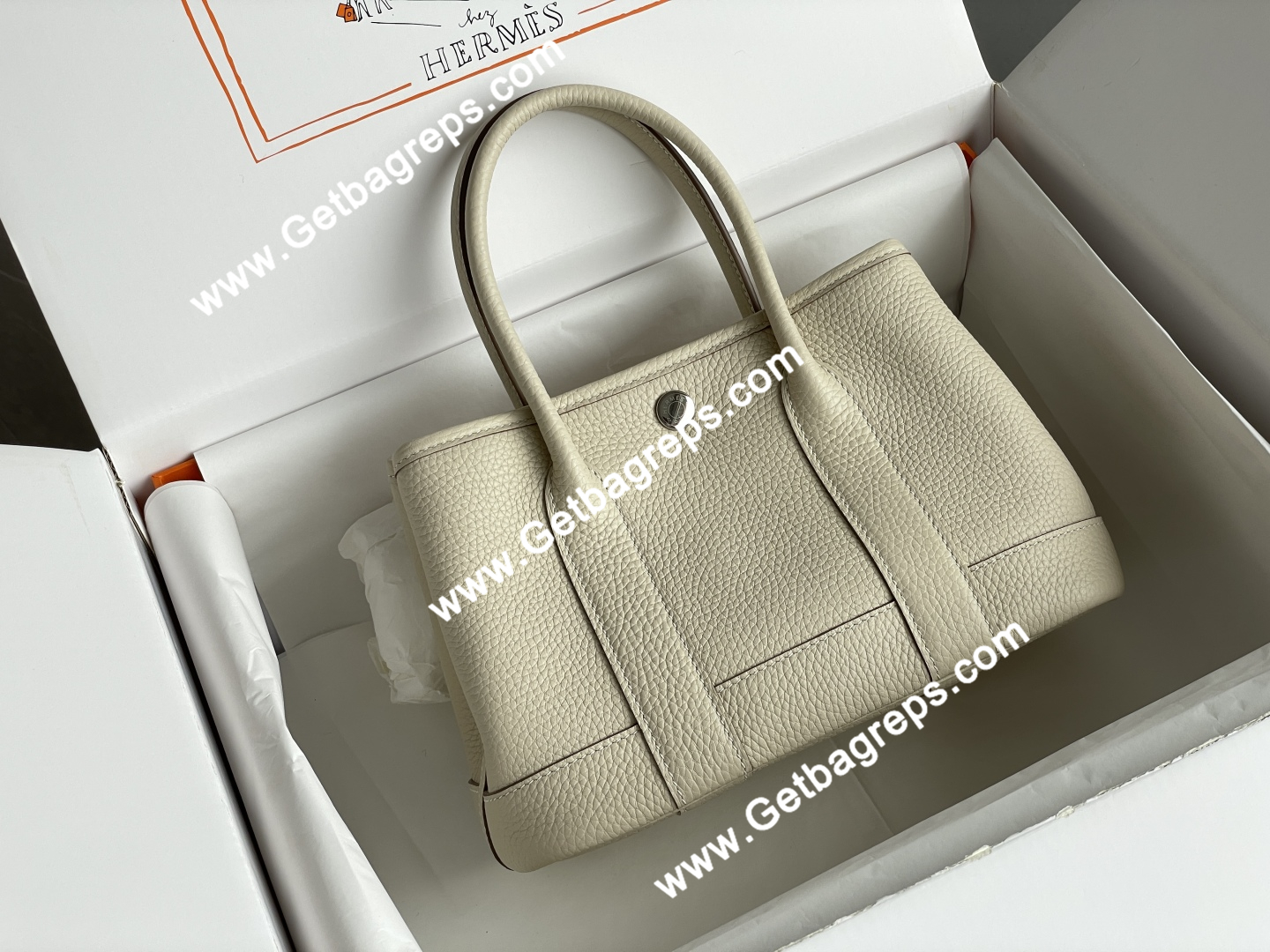 Hermes Garden Party Mini Hand Stitching-9