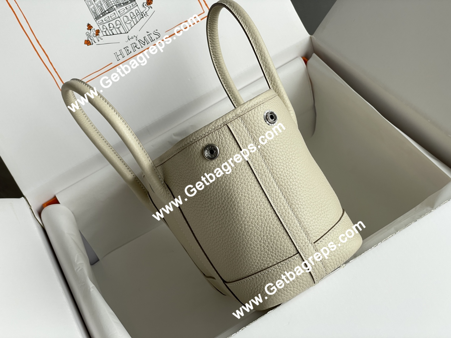 Hermes Garden Party Mini Hand Stitching-9