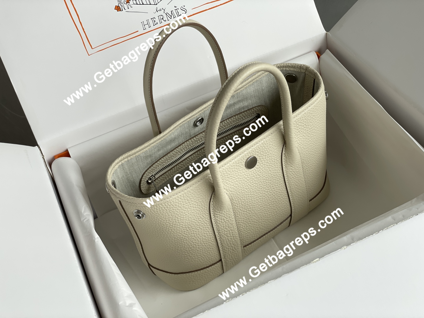 Hermes Garden Party Mini Hand Stitching-9