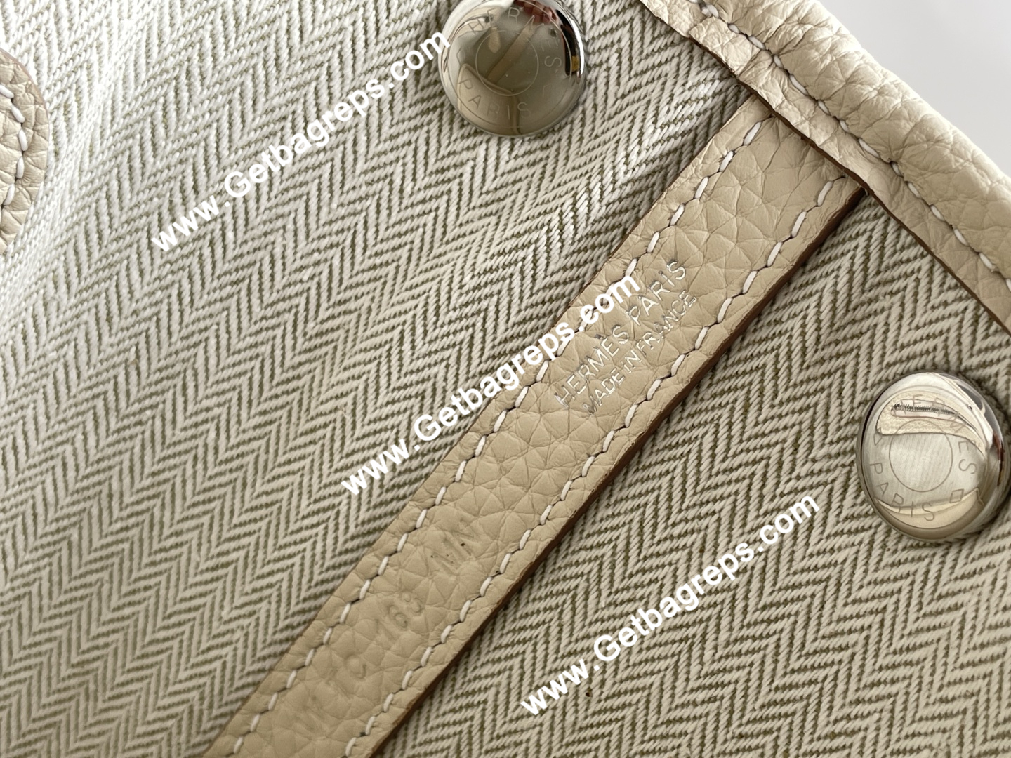 Hermes Garden Party Mini Hand Stitching-9