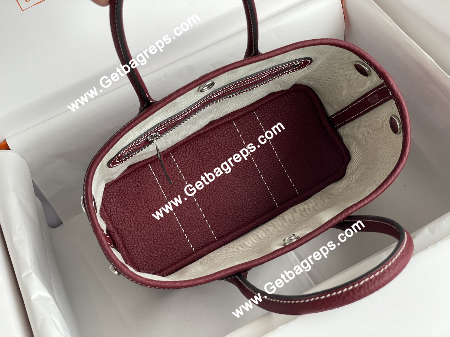 Hermes Garden Party Mini Hand Stitching 