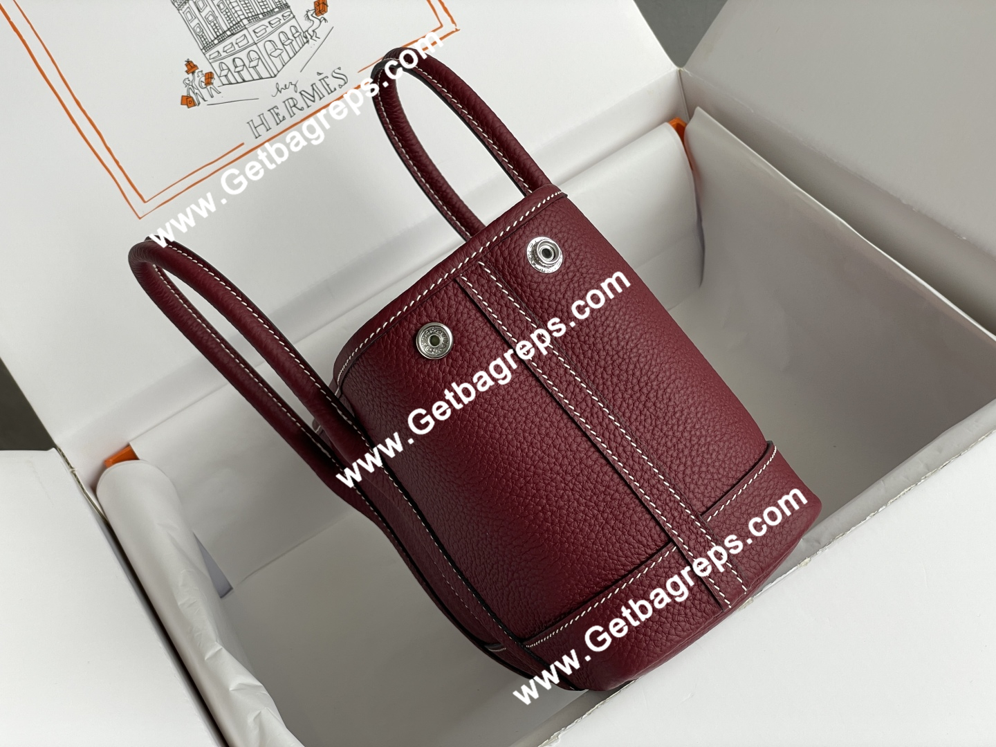 Hermes Garden Party Mini Hand Stitching 